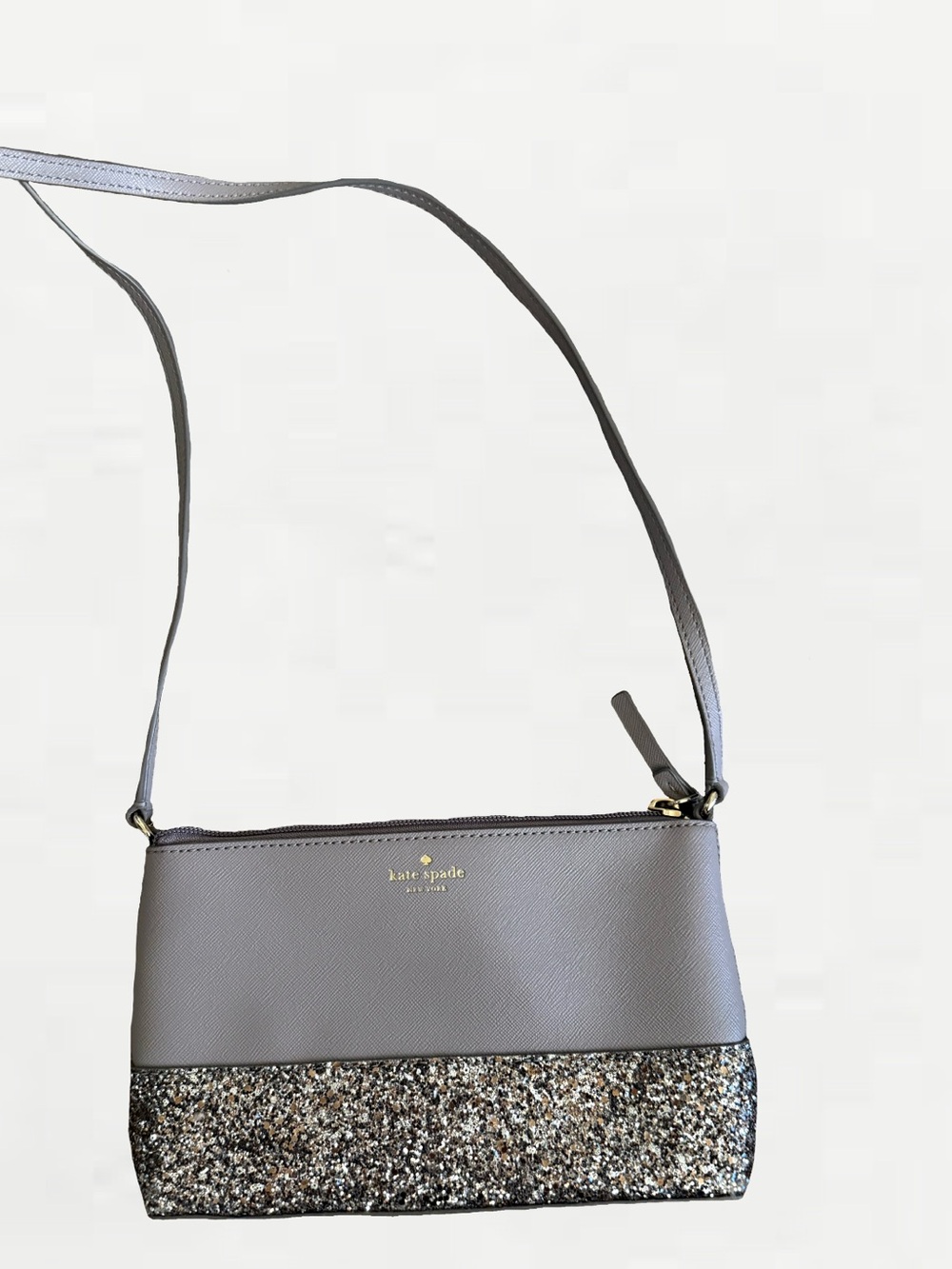 kate spade Dusty Rose Glitter Bottom Crossbody Bag